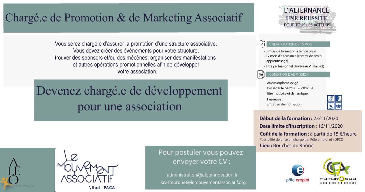 Chargé.e de promotion marketing associatif