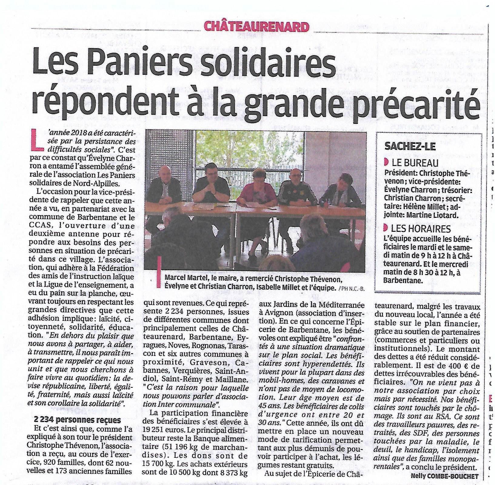 Château Paniers solidaires